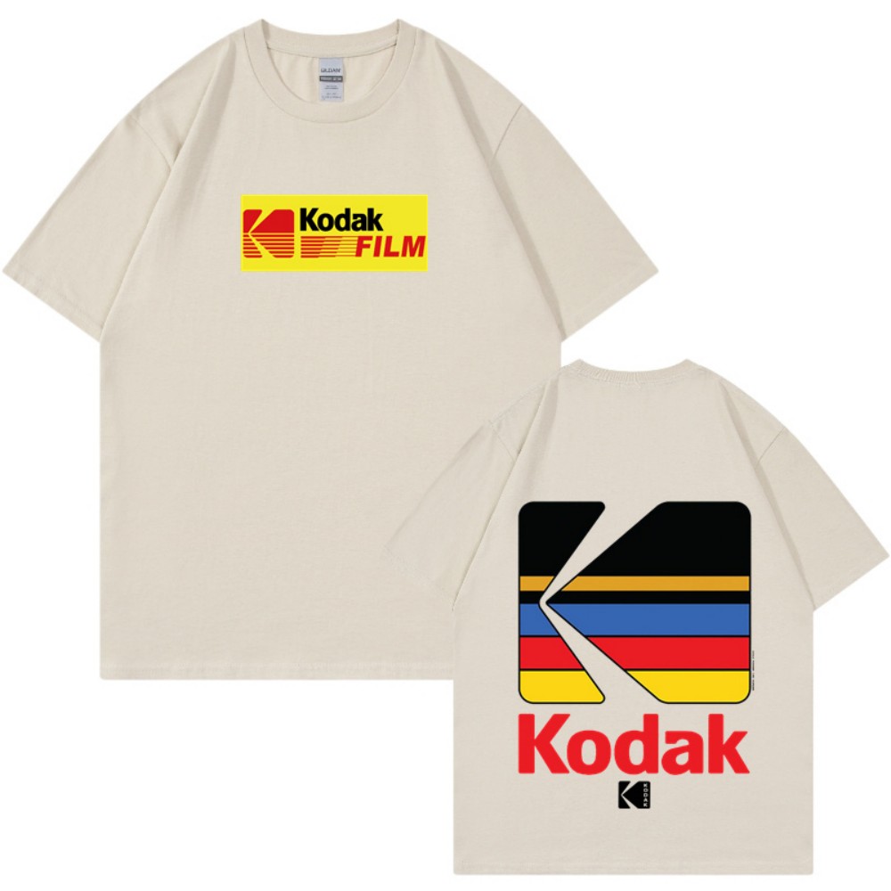 Kodak T-shirt, Korean style, r - Street Fashion Photographers recensie en prijs