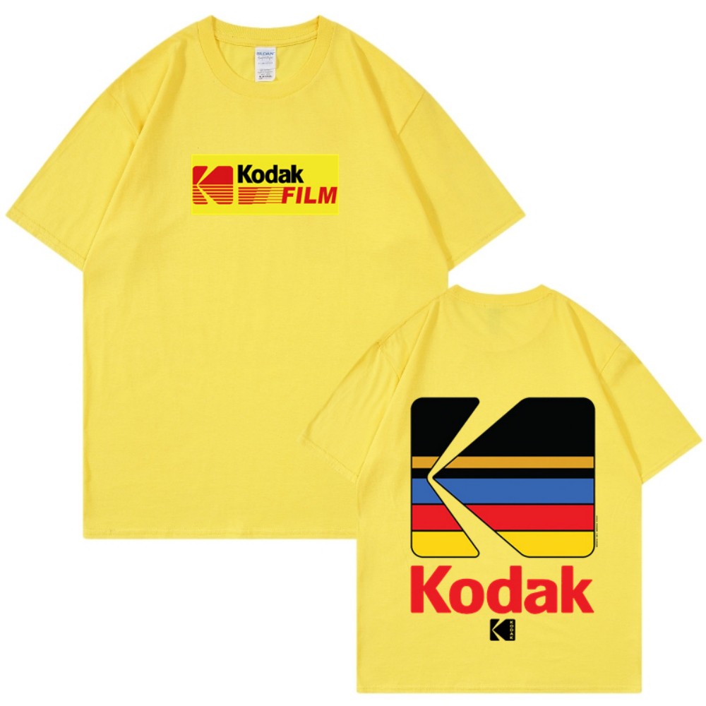 Kodak T-shirt, Korean style, r - Street Fashion Photographers recensie en prijs