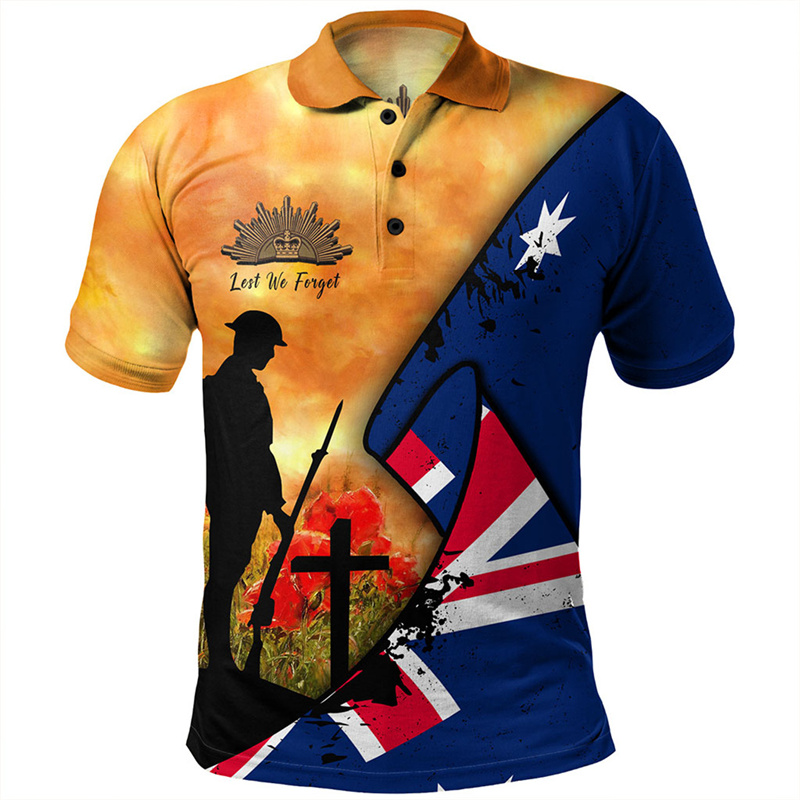 Lest We Forget Anzac Day Polo  - Street Fashion Men 2025 recensie en prijs