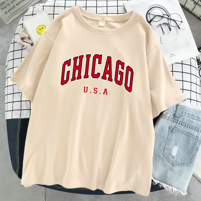 Chicago Usa City Letter Graphi - Street Fashion Chicago recensie en prijs