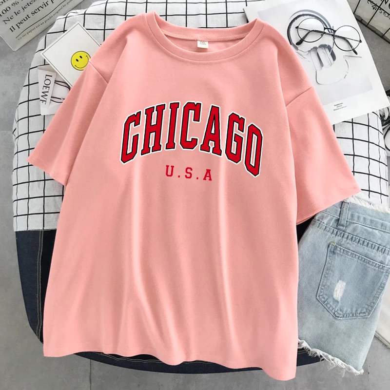 Chicago Usa City Letter Graphi - Street Fashion Chicago recensie en prijs