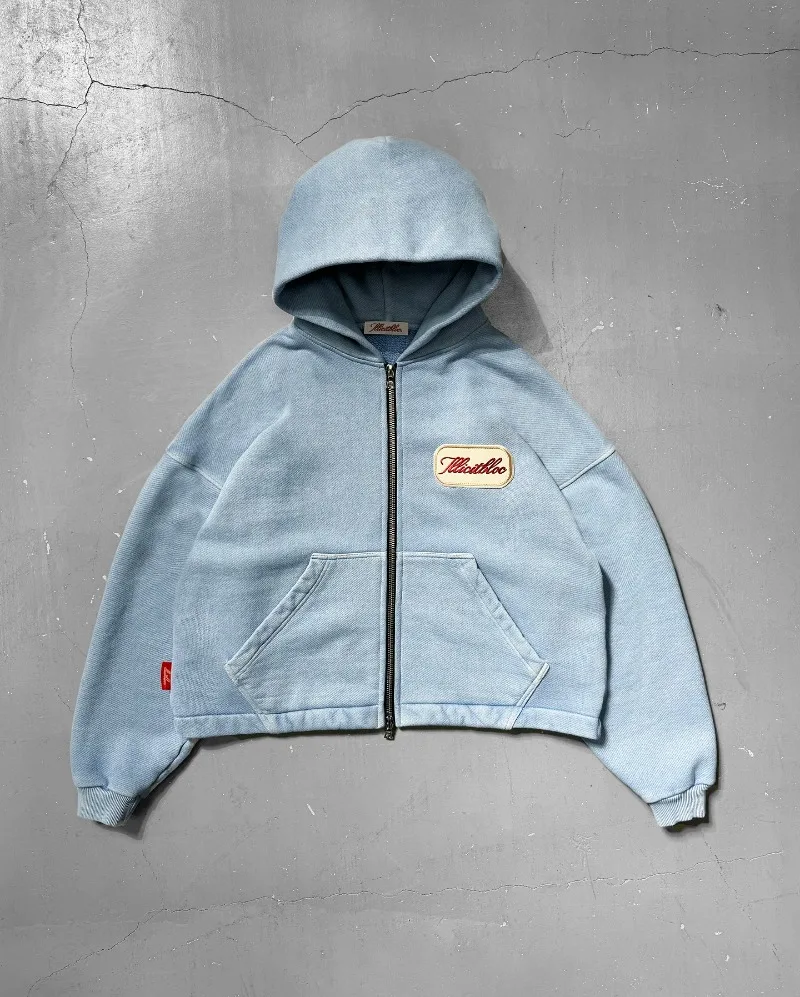 Y2K Fashion New Letter Embroid - Street Fashion Zip Up Hoodie recensie en prijs