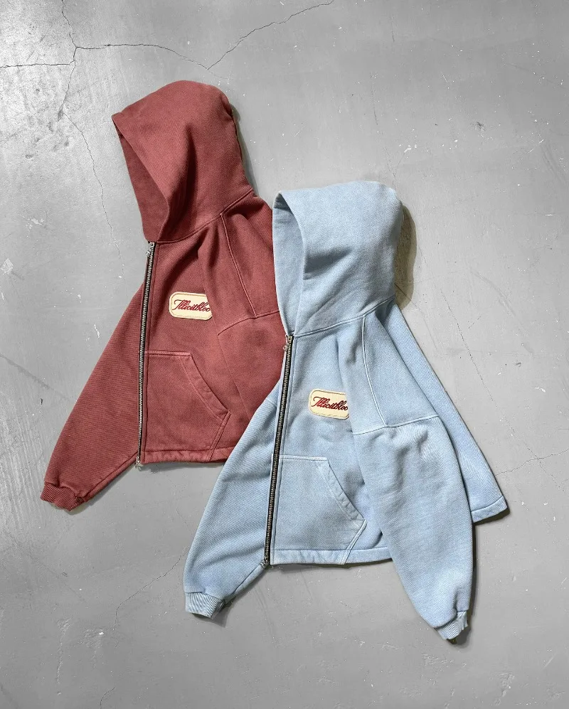 Y2K Fashion New Letter Embroid - Street Fashion Zip Up Hoodie recensie en prijs