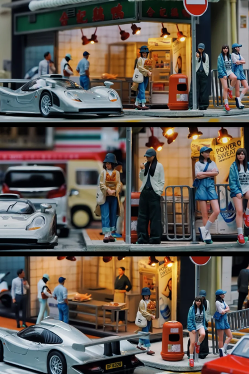 1:64 Model Miniature DIY Scene - Street Fashion Photographers recensie en prijs