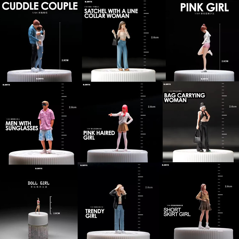 1:64 Model Miniature DIY Scene - Street Fashion Photographers recensie en prijs