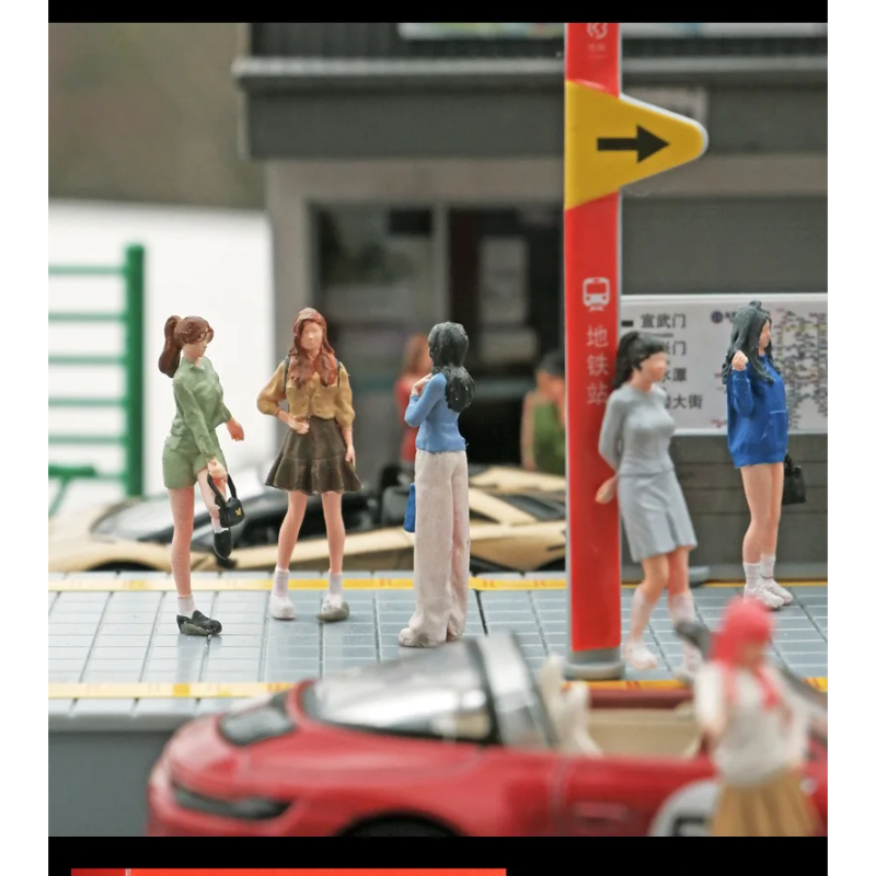 1:64 Model Miniature DIY Scene - Street Fashion Photographers recensie en prijs