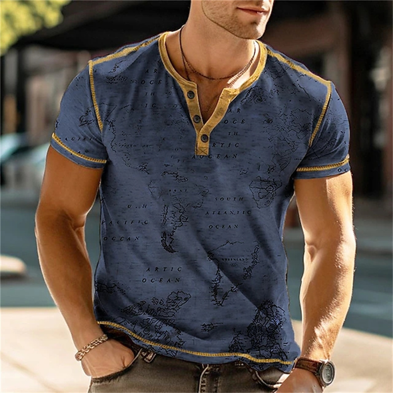 Men's Henry Shirts Funny 3D Pr - Street Fashion Clothes recensie en prijs