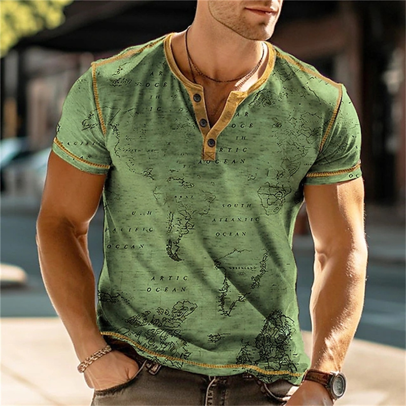 Men's Henry Shirts Funny 3D Pr - Street Fashion Clothes recensie en prijs