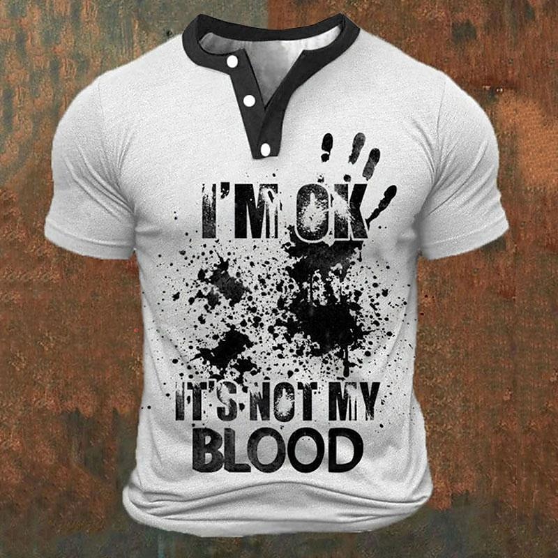 Funny 3D Letter Print Men's He - Street Fashion Clothing recensie en prijs
