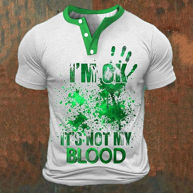Funny 3D Letter Print Men's He - Street Fashion Clothing recensie en prijs