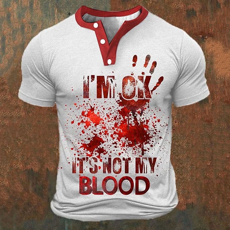 Funny 3D Letter Print Men's He - Street Fashion Clothing recensie en prijs