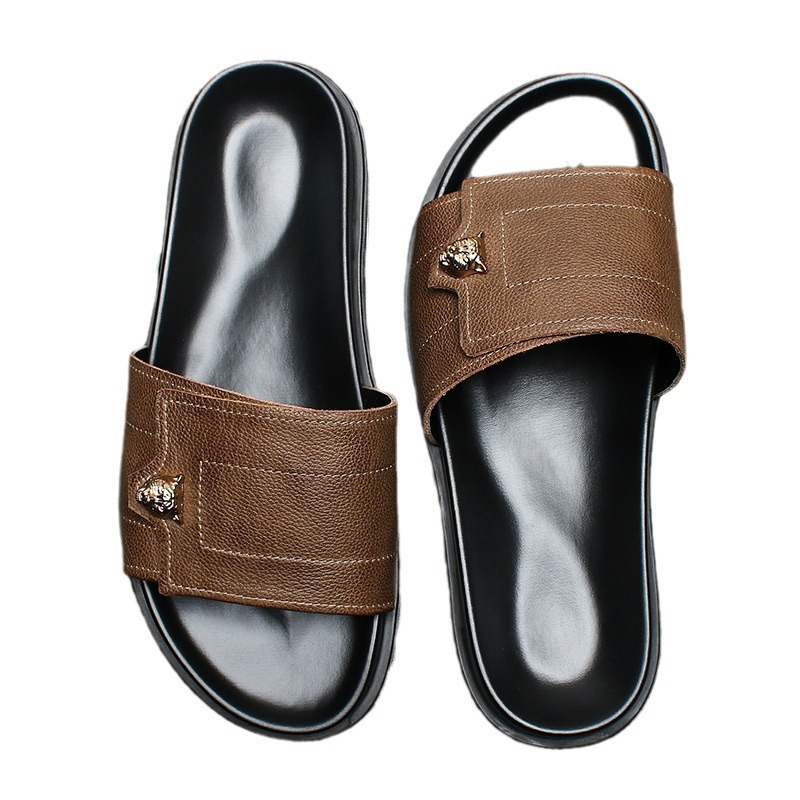 2025 New Genuine Leather Slipp - Street Fashion Men 2025 recensie en prijs
