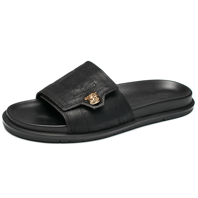 2025 New Genuine Leather Slipp - Street Fashion Men 2025 recensie en prijs