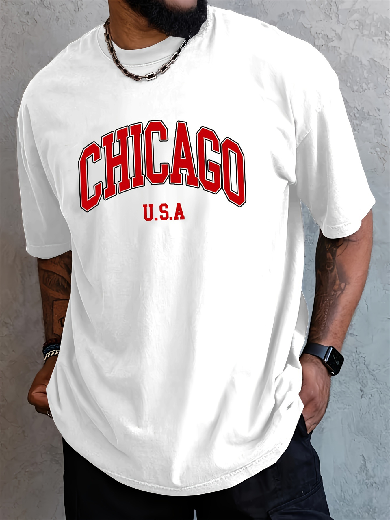 Men's summer 100 cotton fashio - Street Fashion Chicago recensie en prijs