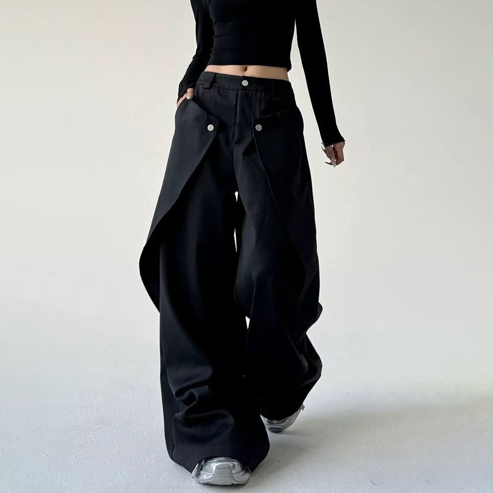 Mens Trousers Stitching Double - Street Fashion Men 2025 recensie en prijs