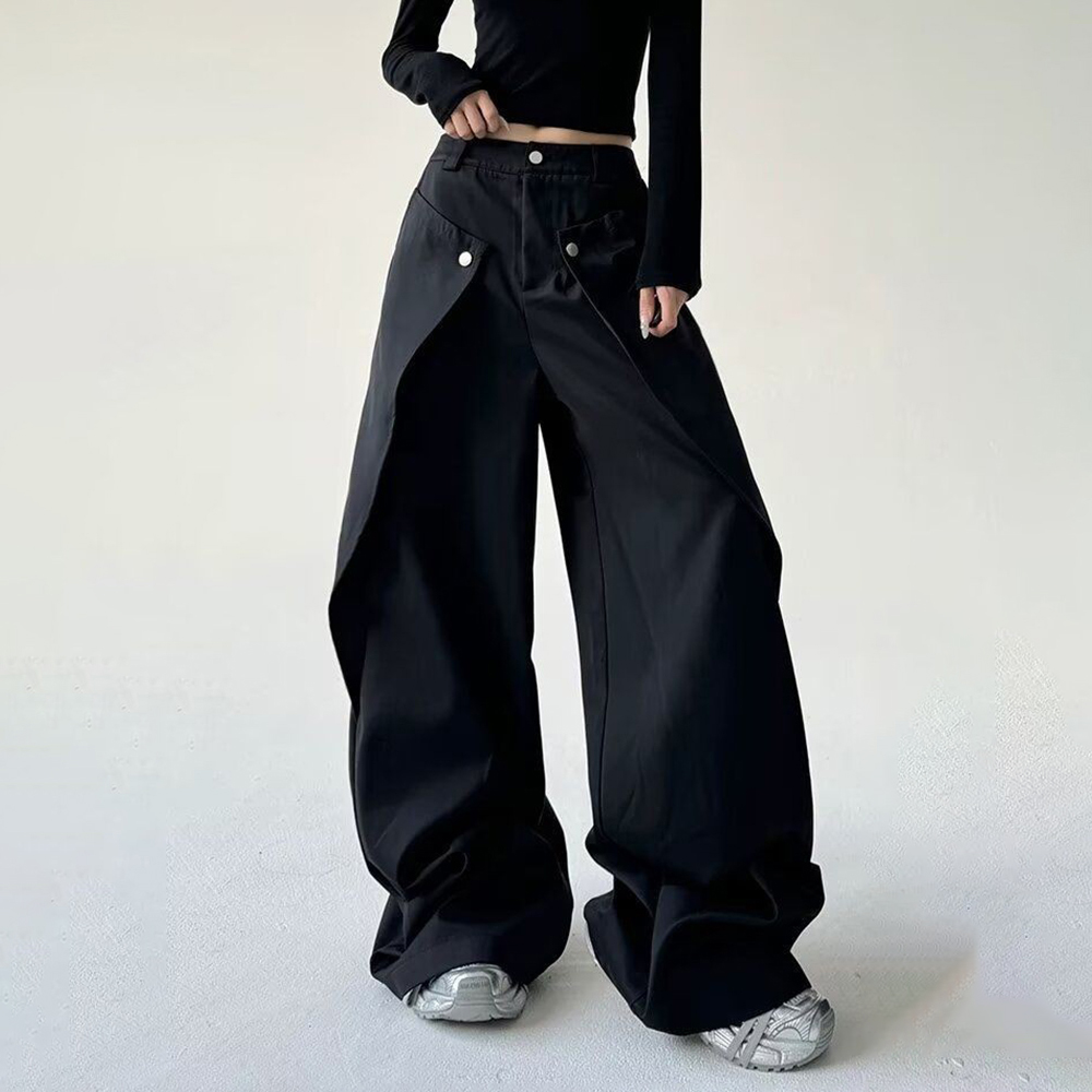 Mens Trousers Stitching Double - Street Fashion Men 2025 recensie en prijs