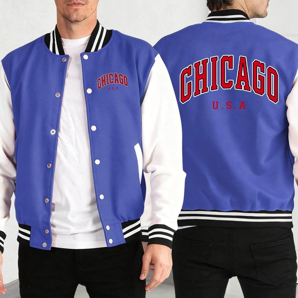 Chicago Usa Words Print Man Co - Street Fashion Chicago recensie en prijs