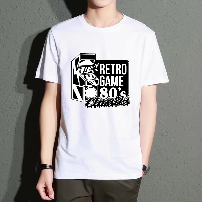 Men's Black Round-Neck Short-S - Street Fashion Game recensie en prijs