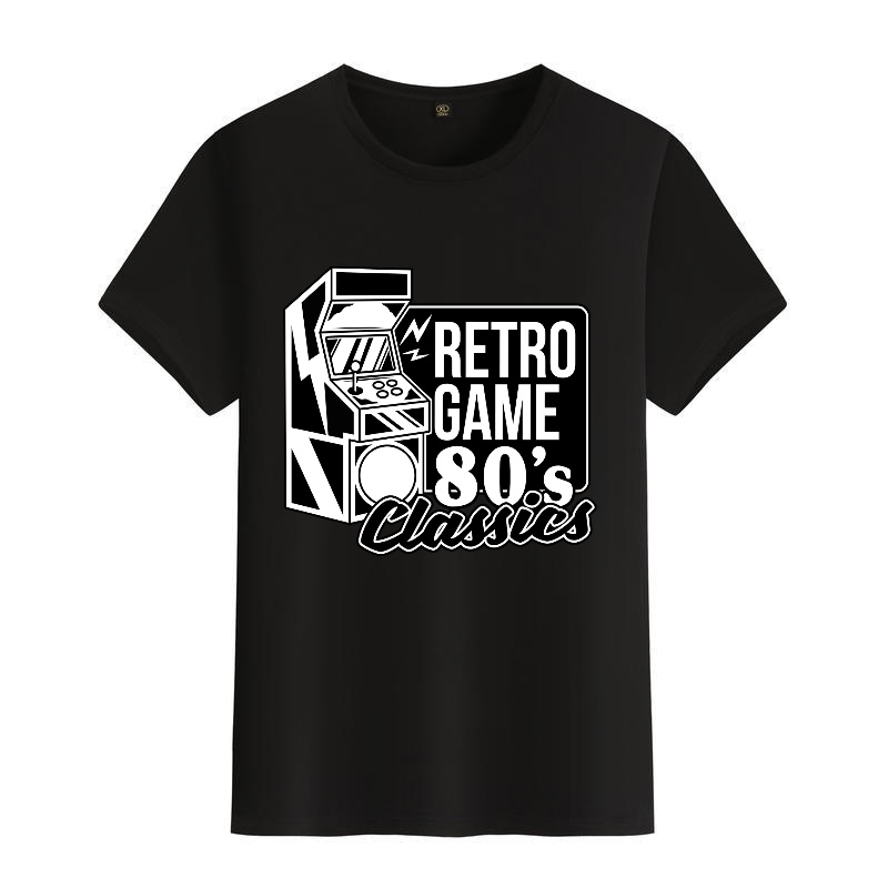 Men's Black Round-Neck Short-S - Street Fashion Game recensie en prijs