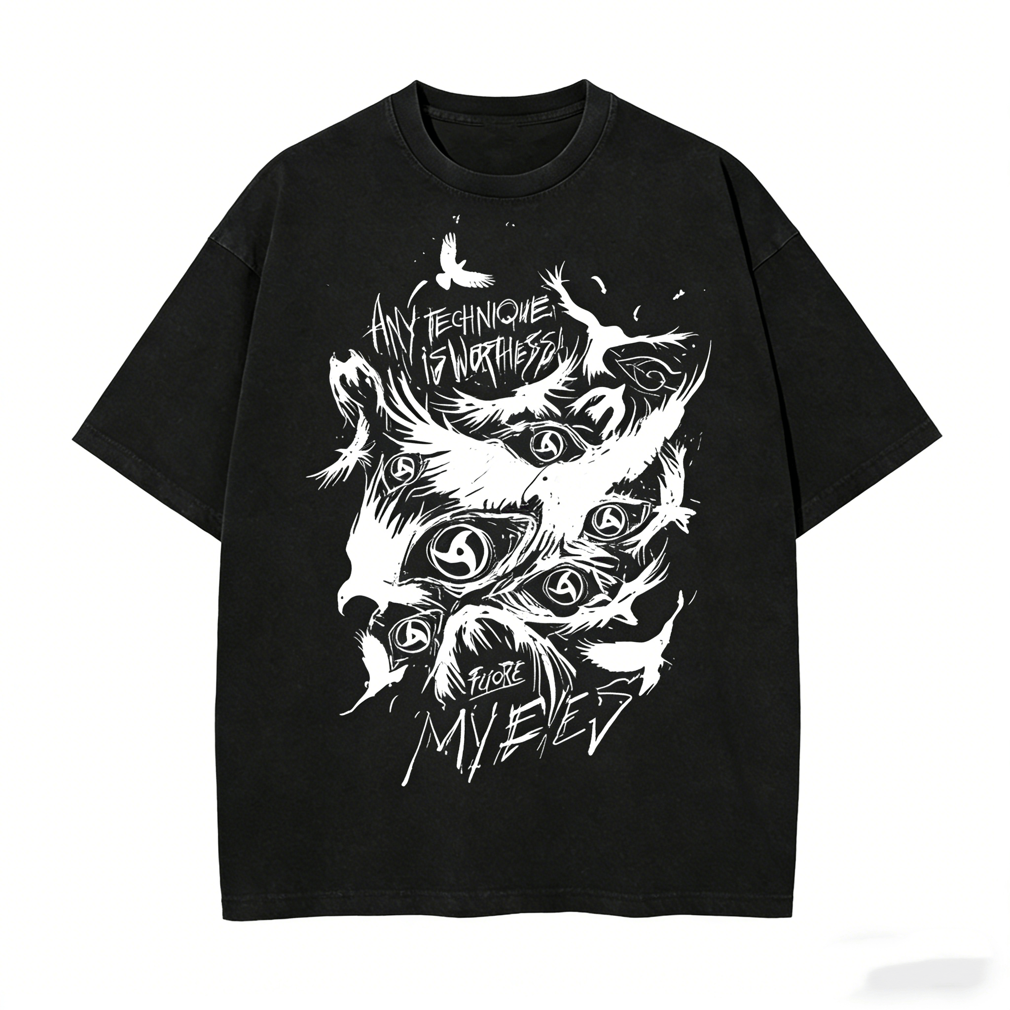 Naruto Retro Oversized Cotton  - Street Fashion Japan recensie en prijs
