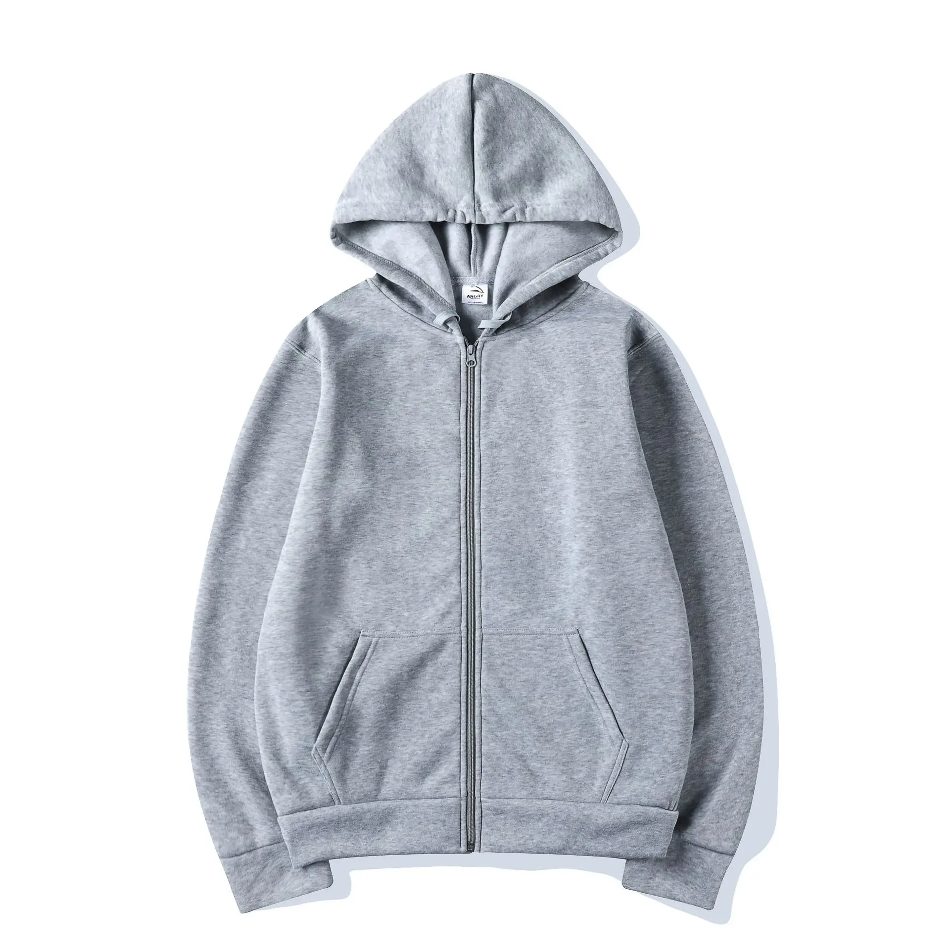 High Street Hoodie Men Solid C - Street Fashion Zip Up Hoodie recensie en prijs