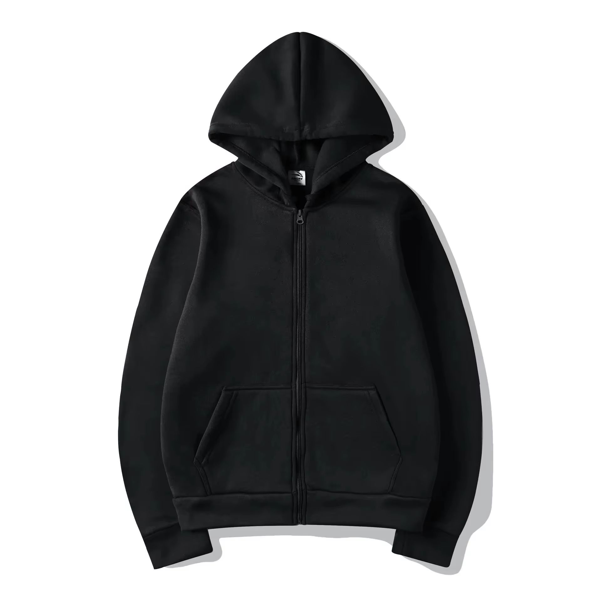 High Street Hoodie Men Solid C - Street Fashion Zip Up Hoodie recensie en prijs
