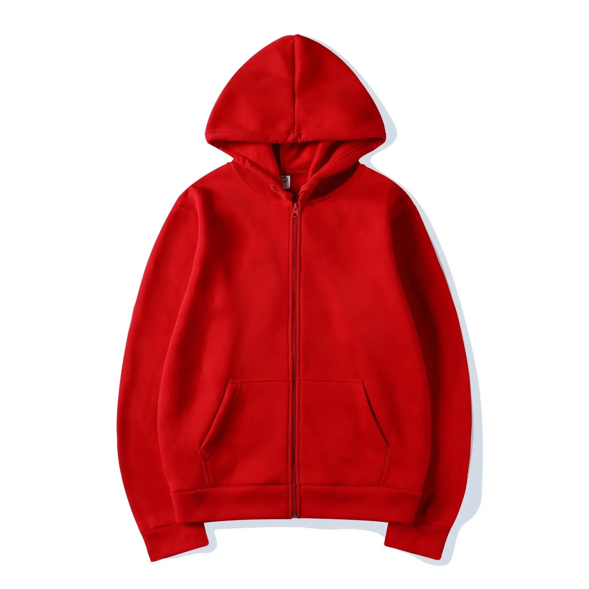 High Street Hoodie Men Solid C - Street Fashion Zip Up Hoodie recensie en prijs